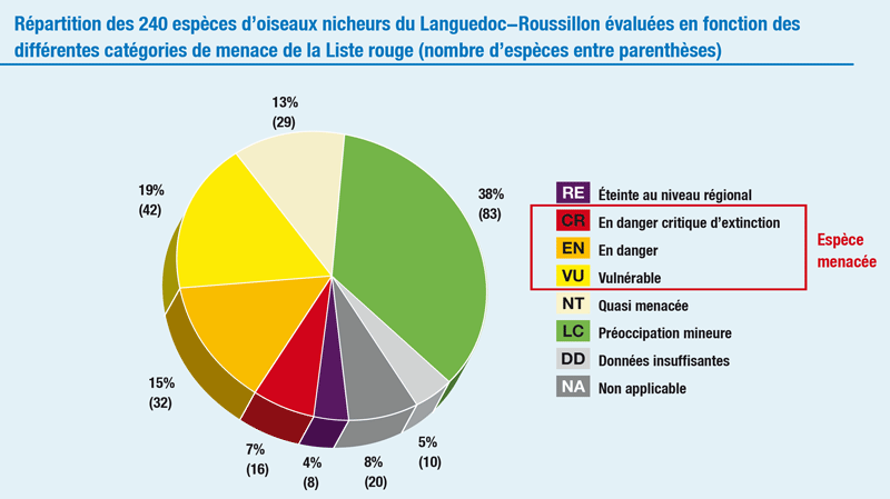 Liste Rouge Des Oiseaux Nicheurs Languedoc Roussillon Www